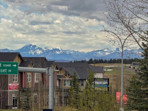 8 Sunset Square, Cochrane, AB - Outdoor With View