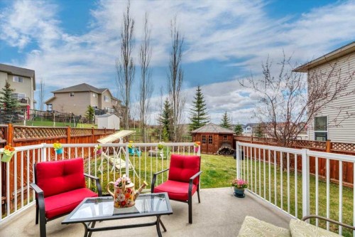 8 Sunset Square, Cochrane, AB - Outdoor With Deck Patio Veranda