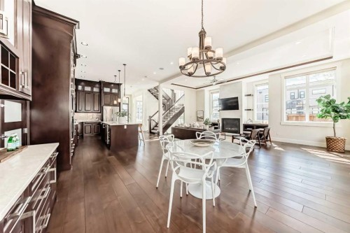 602 22 Avenue Ne, Calgary, AB - Indoor Photo Showing Dining Room