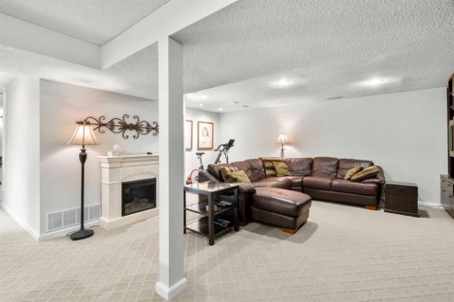 10220 Maple Grove Place Se, Calgary, AB - Indoor With Fireplace