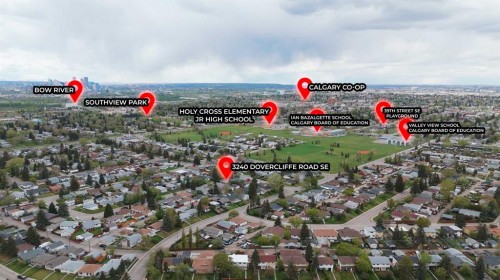 3240 Dovercliffe Road Se, Calgary, AB - Outdoor With View