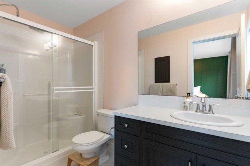 193 River Heights Drive, Cochrane, AB - Indoor Photo Showing Bathroom
