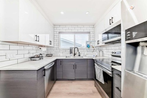 12 Rundleson Way Ne, Calgary, AB - Indoor Photo Showing Kitchen With Stainless Steel Kitchen With Upgraded Kitchen