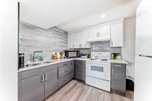 12 Rundleson Way Ne, Calgary, AB - Indoor Photo Showing Kitchen With Double Sink
