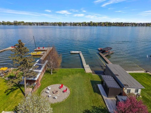 760 West Chestermere Drive, Chestermere, AB - Outdoor With Body Of Water With View