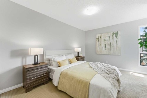 4-106 Grier Terrace Ne, Calgary, AB - Indoor Photo Showing Bedroom