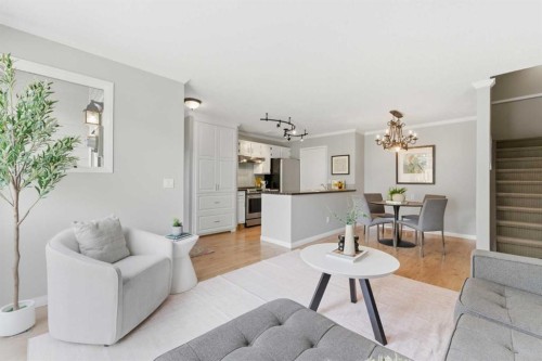 4-106 Grier Terrace Ne, Calgary, AB - Indoor Photo Showing Living Room