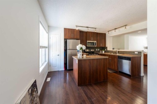 38 Cranford Drive Se, Calgary, AB - Indoor Photo Showing Kitchen With Stainless Steel Kitchen