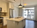 302-100 Auburn Meadows Common Se, Calgary, AB  - Indoor Photo Showing Kitchen With Stainless Steel Kitchen With Double Sink With Upgraded Kitchen 