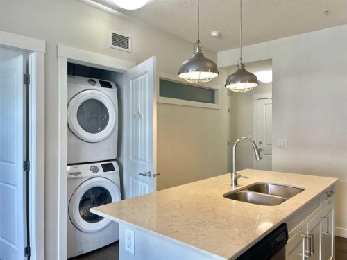 302-100 Auburn Meadows Common Se, Calgary, AB - Indoor Photo Showing Laundry Room
