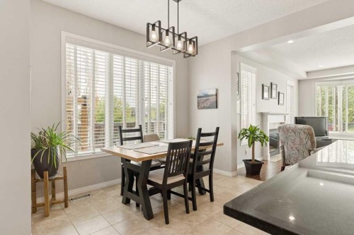 728 Windridge Road Sw, Airdrie, AB - Indoor Photo Showing Dining Room