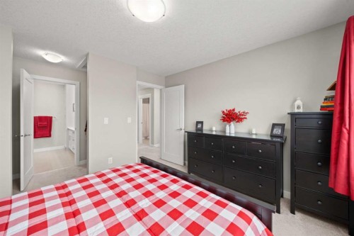 536 Cranford Drive Se, Calgary, AB - Indoor Photo Showing Bedroom