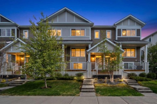 536 Cranford Drive Se, Calgary, AB - Outdoor With Deck Patio Veranda With Facade
