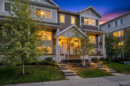 536 Cranford Drive Se, Calgary, AB - Outdoor With Deck Patio Veranda With Facade