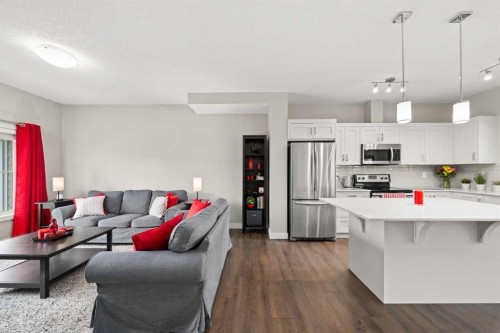 536 Cranford Drive Se, Calgary, AB - Indoor Photo Showing Kitchen With Stainless Steel Kitchen With Upgraded Kitchen