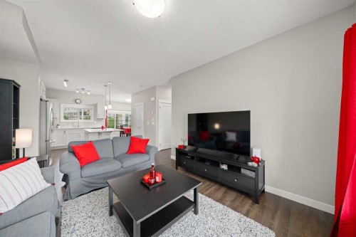 536 Cranford Drive Se, Calgary, AB - Indoor Photo Showing Living Room