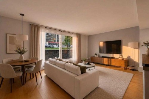 103-2020 11 Avenue Sw, Calgary, AB - Indoor Photo Showing Living Room