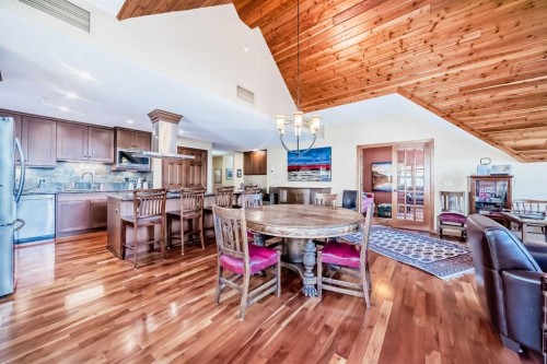 403-505 Spring Creek Drive, Canmore, AB - Indoor Photo Showing Dining Room