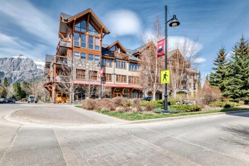 403-505 Spring Creek Drive, Canmore, AB - Outdoor With Facade