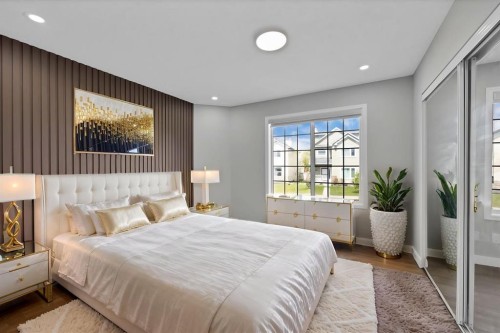 288 Saddlemead Road Ne, Calgary, AB - Indoor Photo Showing Bedroom