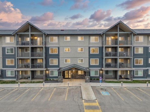3402-181 Skyview Ranch Manor Ne, Calgary, AB - Outdoor With Balcony With Facade