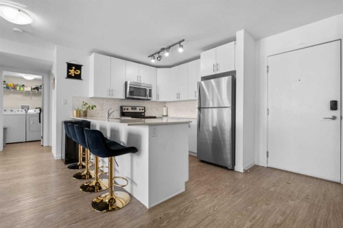 3402-181 Skyview Ranch Manor Ne, Calgary, AB - Indoor Photo Showing Kitchen With Stainless Steel Kitchen