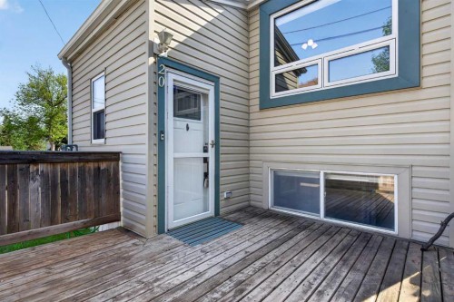 20-8544 48 Avenue Nw, Calgary, AB - Outdoor With Deck Patio Veranda With Exterior