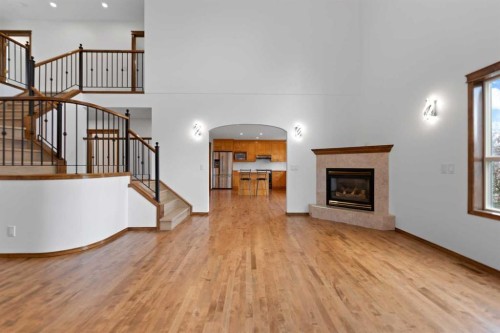 410 Long Beach Landing, Chestermere, AB - Indoor With Fireplace