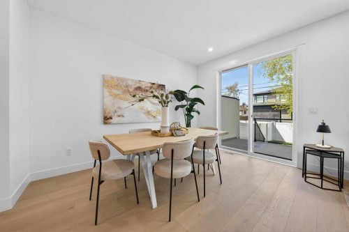 602 25 Avenue Ne, Calgary, AB - Indoor Photo Showing Dining Room