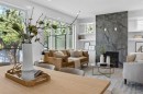 602 25 Avenue Ne, Calgary, AB  - Indoor Photo Showing Living Room With Fireplace 