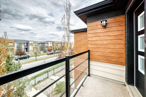 301 Midtown Gate Sw, Airdrie, AB - Outdoor With Balcony With Exterior