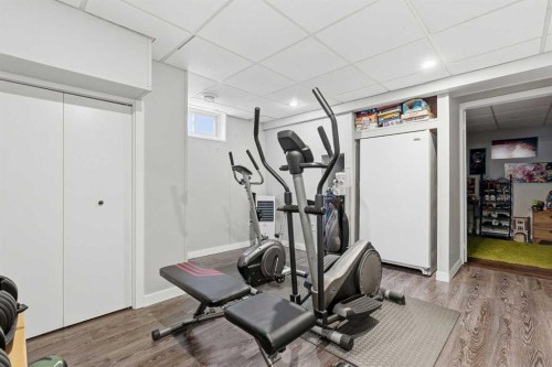 51 Aberdare Way Ne, Calgary, AB - Indoor Photo Showing Gym Room