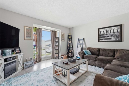 51 Aberdare Way Ne, Calgary, AB - Indoor Photo Showing Living Room