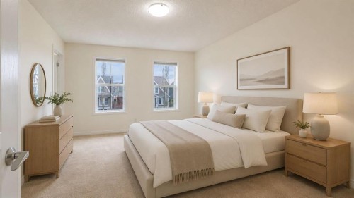 484 Auburn Bay Avenue Se, Calgary, AB - Indoor Photo Showing Bedroom