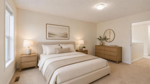 484 Auburn Bay Avenue Se, Calgary, AB - Indoor Photo Showing Bedroom