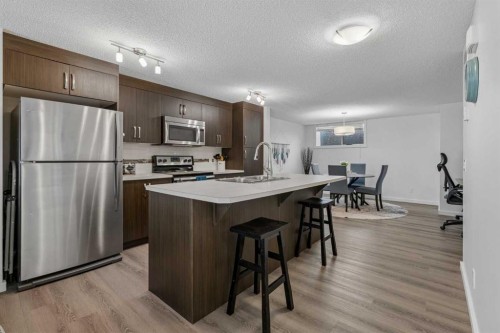 202 Auburn Bay Circle Se, Calgary, AB - Indoor Photo Showing Kitchen With Upgraded Kitchen