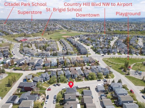 204 Citadel Bluff Close Nw, Calgary, AB - Outdoor With View