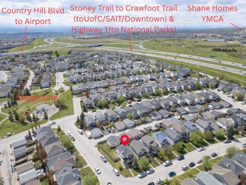 204 Citadel Bluff Close Nw, Calgary, AB -  With View