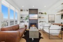 3707 30 Avenue Sw, Calgary, AB  - Indoor Photo Showing Living Room With Fireplace 