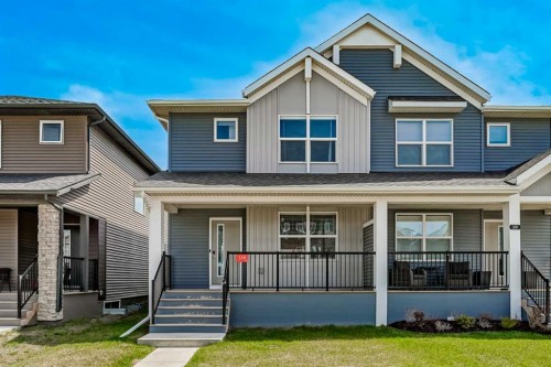 326 Creekside Boulevard Sw, Calgary, AB - Outdoor With Deck Patio Veranda With Facade