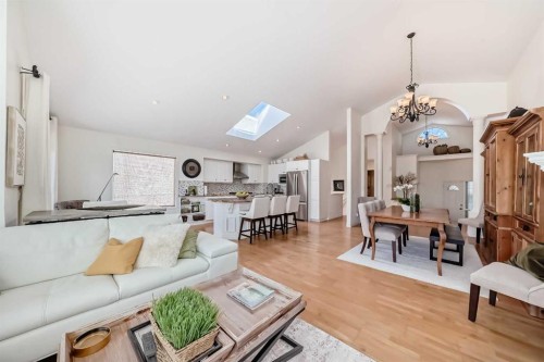 243 Mt Assiniboine Circle Se, Calgary, AB - Indoor Photo Showing Living Room