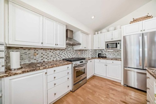 243 Mt Assiniboine Circle Se, Calgary, AB - Indoor Photo Showing Kitchen With Upgraded Kitchen