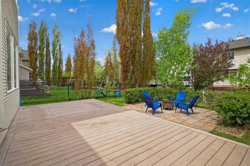 98 Cougarstone Close Sw, Calgary, AB - Outdoor With Deck Patio Veranda