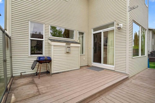 98 Cougarstone Close Sw, Calgary, AB - Outdoor With Deck Patio Veranda With Exterior