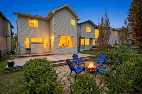 98 Cougarstone Close Sw, Calgary, AB - Outdoor With Deck Patio Veranda With Exterior