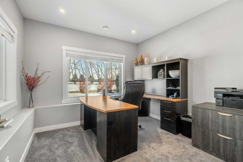 1205 Hillcrest Manor Estates, Strathmore, AB - Indoor Photo Showing Office