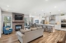 1205 Hillcrest Manor Estates, Strathmore, AB  - Indoor With Fireplace 