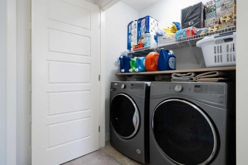 280 Cornerstone Passage Ne, Calgary, AB - Indoor Photo Showing Laundry Room