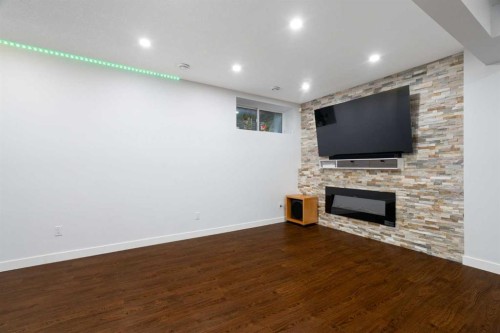 280 Cornerstone Passage Ne, Calgary, AB - Indoor With Fireplace