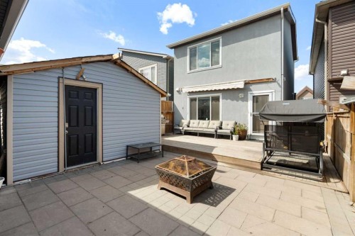 280 Cornerstone Passage Ne, Calgary, AB - Outdoor With Deck Patio Veranda With Exterior